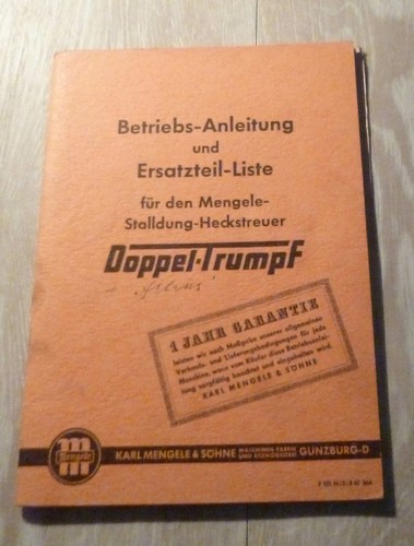 Mengele stalldungstreuer - mengele,