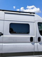 Regenrinne Schwarz matt,  Fiat Ducato Citroen Jumper Peugeot Boxer.