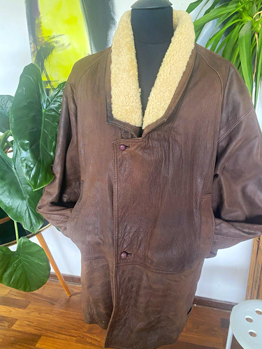 Herren ledermantel braun - ledermantel,