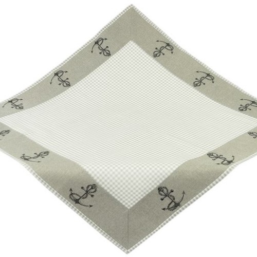 Tischdecke maritim 85x85 - tischdecke,