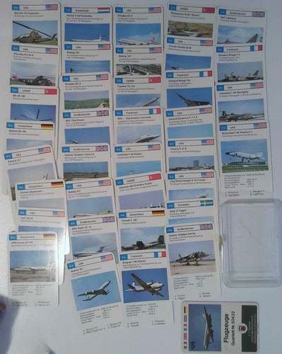 Vintage quartett flugzeuge - quartett,