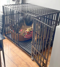 Hundekäfig mit rollen xxl - mit,