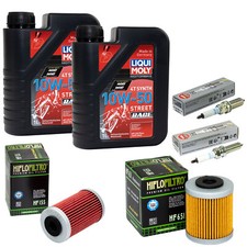 Öl Set 2L Inspektion für Husqvarna Enduro 701 Supermoto 17-24 Ölfilter Zündkerze