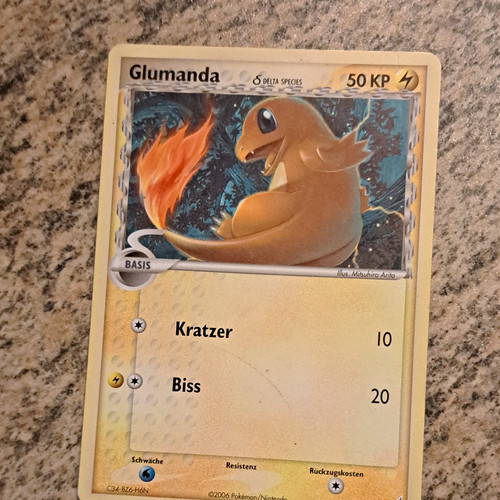 Pokémon tcg glumanda delta - ex,