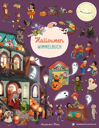 Halloween wimmelbuch - halloween,