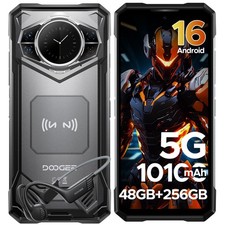 DOOGEE S200 Android 16 5G Outdoor Handy Ohne Vertrag 48GB+256GB 10100mAh NFC AI