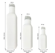 Glasflasche zum Befüllen