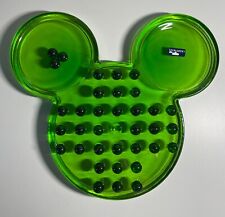 Leonardo Glas-Solitär Disney Micky Maus Edition Grün seltene 1990er Brettspiel