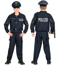 Polizei kostüm jungen set - polizei,