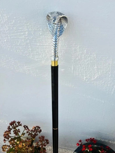 Silber kobra schlangenkopf - silber,