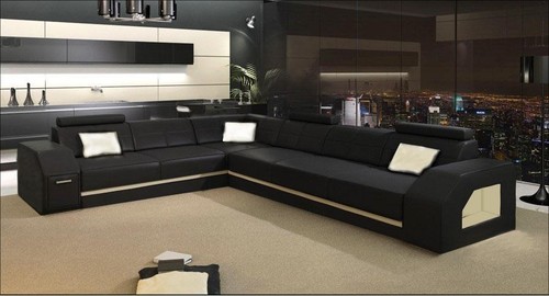 Ledersofa couch wohnlandschaft - ledersofa,