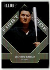 2025 Upper Deck Allure SE No. 102 Rintaro Sasaki First Look Black Rainbow