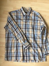 blau/beige/weiß kariertes