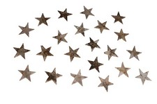 80 STK STERNE Birkensterne 4cm