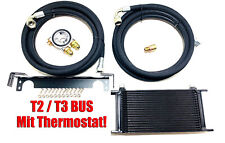 Ölkühler KIT 19 Reihen AN10 MIT THERMOSTAT + HALTER für VW BUS T2 T3 Transporter