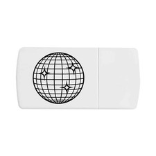Pillendose "Disco Ball" mit Tablettenteiler (PI00037487)