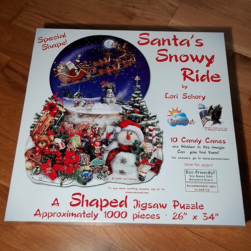 Puzzle santa snowy - ·, ride