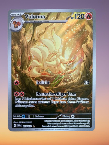 Pokémon karte vulnona full - karte,