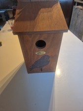 Nistkasten "Kohlmeise" Meisenkasten Holz Nisthilfe Wildvögel Nisthöhle Braun