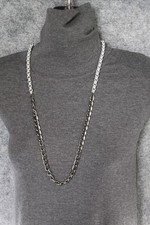 MASSIVE HALSKETTE SILBER