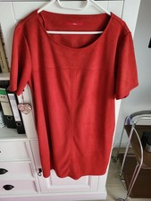 S. Oliver Kleid Rot Kurzarm