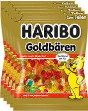Haribo Goldbären - Fruchtgummi Bären - 5 Beutel je 175 Gramm