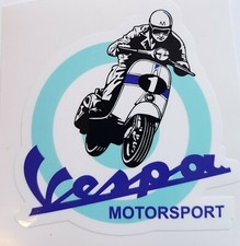VESPA MOTORSPORT PVC AUFKLEBER (MBRPVC001)