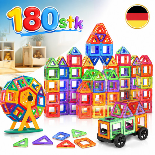 180 magnetische bausteine - 180, st.