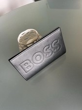 Neues Hugo Boss  Statement Brillenetui & Clutch Black  Leather NP139€