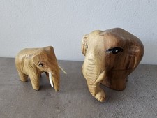 2x Deko Holz Elefant  großer