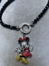 NEU! Onyx Kette Mit Minnie