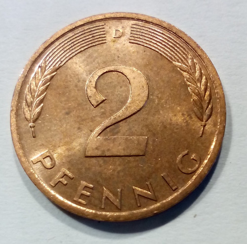 Münze brd zwei 2 - brd, (55)