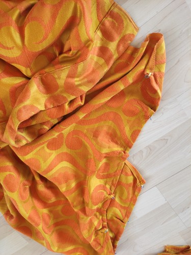 Vorhang schal orange echt - schal,