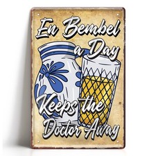 Blechschild Bembel Day Keeps