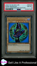 DARK MAGICIAN  YU-GI-OH! GERMAN LOB 25TH ANNIVERSARY EDITION 2023 DE005 PSA 8