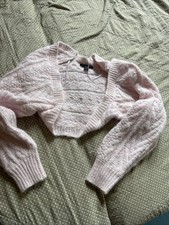 Bolero Damen Strickjacke GR.M/L von Amisu Rosa Süß