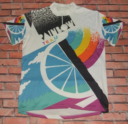 Rainbow team fahrradtrikot - rainbow,