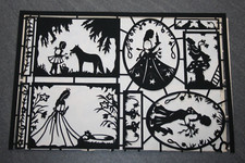 DIN A4 Bogen Scherenschnitt