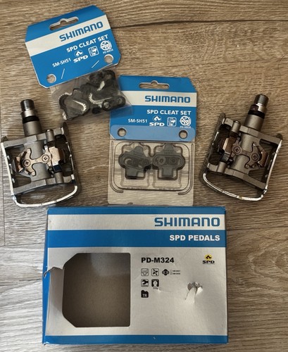 Shimano spd pedale m324 - pedale, mit