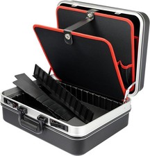 HMF Werkzeugkoffer leer Werkzeugkiste groß aus ABS-Kunststoff Werkzeugtransport