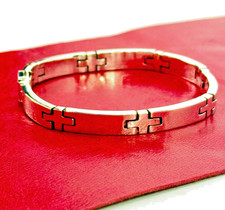 925er Silber HerrenArmband d'Oz 21cm PANZERARMBAND massiv  NEU  Armband Herren