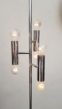 Stehleuchte 6-flammig 70er Chrom, coole dekorative vintage Optik 6 Fassungen