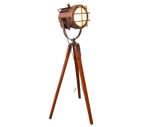 Holz tripod strahler designer - holz,