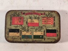 Hartwig Vogel Dose Deutsche Sachsen Bayern Preussen Lübeck Hamburg Bremen Flagge