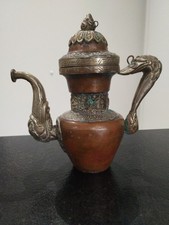 Vintage, Tibetische Teekanne  sehr alt  -  Nepal