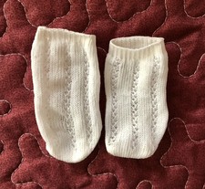 Puppensocken  f. Puppen Gr. 50 cm, Beige, 8x4 cm