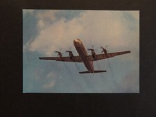Postkarte „DDR Interflug Propeller Turbinen Verkehrsflugzeug IL 18“