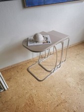 Satztische Stahlrohr Vintage Set Beistelltisch Chrom Couchtisch Tische 