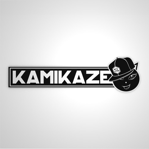 Kamikaze sticker japan style - kamikaze,