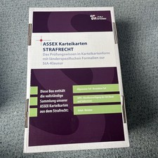 Assex Karteikarten Strafrecht, 4. Auflage Jura Intensiv Verlag